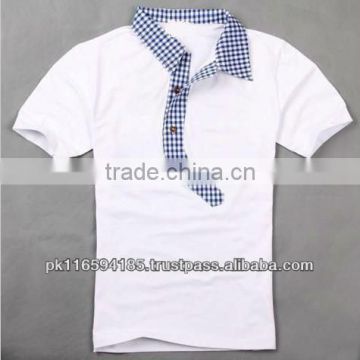 Men's Custom Short Sleeve Blank 100% Cotton Polo Shirt