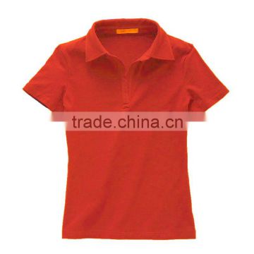 China manufacture T-shirt hot sale slim T shirt colorful short sleeve polo T-shirt for girls