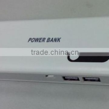 10000mah portable mobile power bank PB045 with daul output.