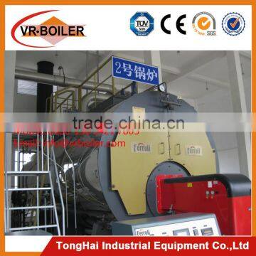 Fully automatic fire tube steam biogas boiler