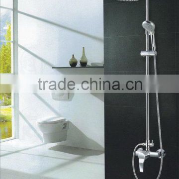 Single handle traditional shower set