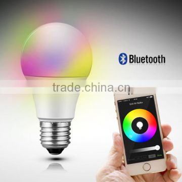 ce rohs ul smart wireless led bulb & rainbow temperature smart light & bluetooth control
