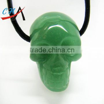 green aventurine Crystal Skull Pendant