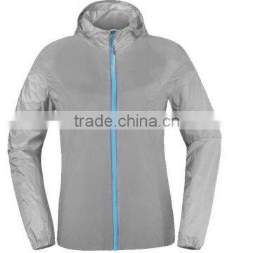 Outdoor lightweight nylon women windbreaker plus size wholesale