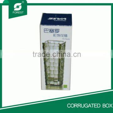 CORRUGATED BOX AND WINE BOTTLE PACKAGING WITH LOCK