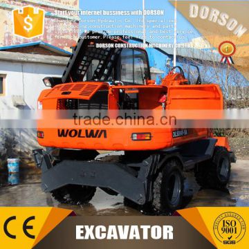 China top level wheel excavator manufacturer produce