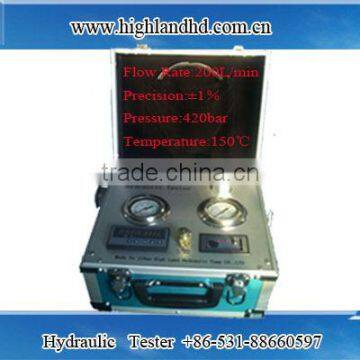 Manufacturer hydraulic flow meter tester