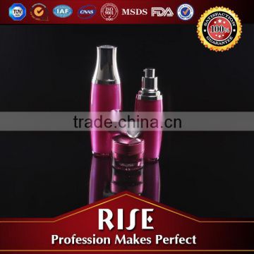 top grade pink acrylic round bottle