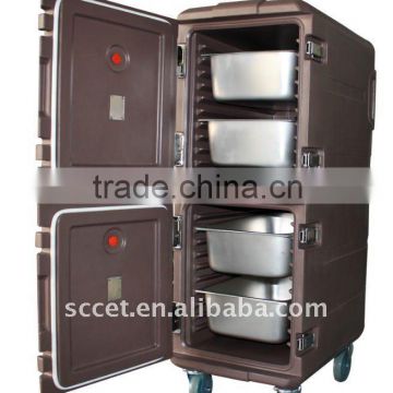 insulated food cabinet ,made of food standard lldpe, by rotomolding