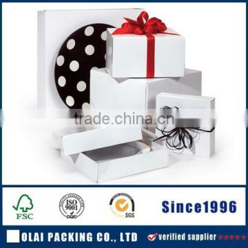 new design white paper chocolate box wholesale