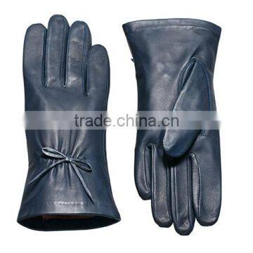 2016 New fashion lady classic leather gloves from China