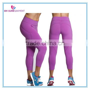 womens dry fit spandex nylon sports leggings