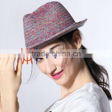 New Arriaval Straw for Hats/Red Fedora Straw Hat/China hat manufacturers