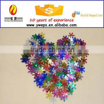 YIWU YIPAI craft decoration colorful snowflakes sequins