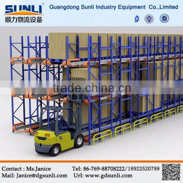 New Products 2016 High Density High Efficiency Radio Shuttle Meal Storage Long Span Shelving