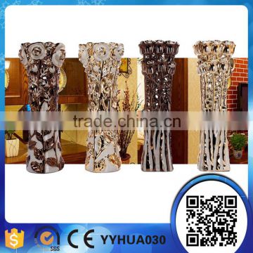 Wholesale factory high quality products table decoration high heel resin flower vase