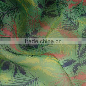 100% polyester chian supplier girl dress water printing organza fabric