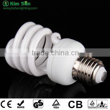 CFL Economic half spiral energy saving bulb