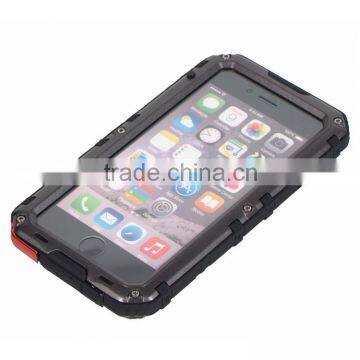 Hot Sale Waterproof Case for iPhone 6 6S Metal Three Layers Cover Case for iPhone 5