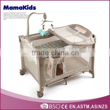 China best manufactued baby products metal baby playpen cribe with high quality