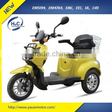 60V/72V 1000W CE china adult electric 3 wheel scooters 3 wheel electric bike with long distance range