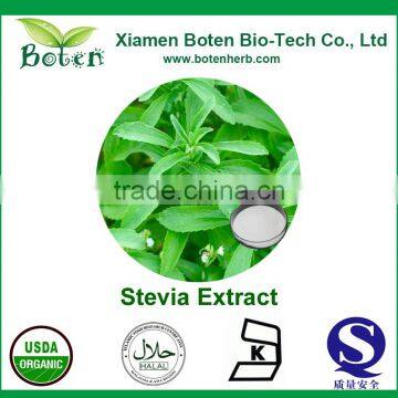 ISO9001/ISO22000 Standard stevia reb a 98%