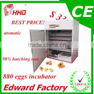 HHD Best Price and 98% hatching Rate Automatic 800 eggs Quail Farm Equipment For Sale of high quality
