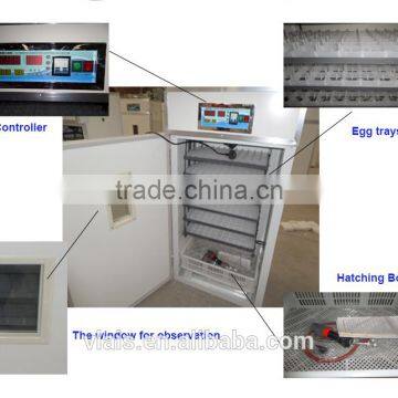 chicken inucbator fully automatic computer control system 1056eggs