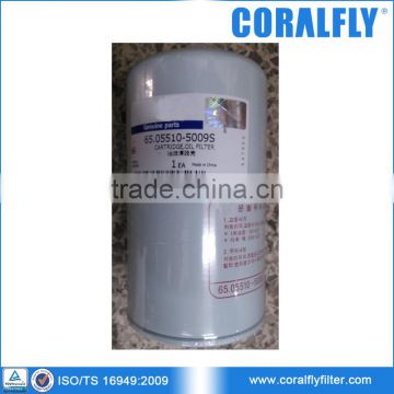 Coralfly OEM Excavator Oil Filter 65.05510-5009S