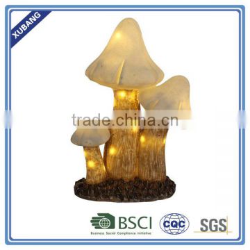 mushroom statue lighting garden lights decoration