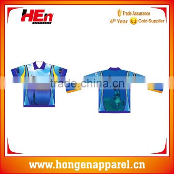 Hongen apparel Professional Breathable Fishing T Shirts Fishing Clothing