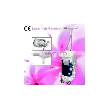2014 super Cooling systern Nd Yag Laser Hair Removal / Long Pulse Laser Hair Remover MachinesP003