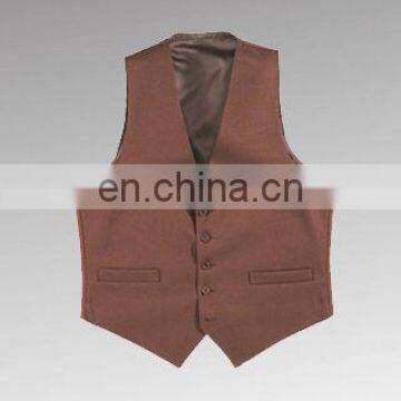 Personalized sleeveless work Uniform Desgin vest for restaurant uniform