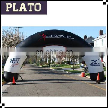 durable racing run inflatable circle arch for advertising