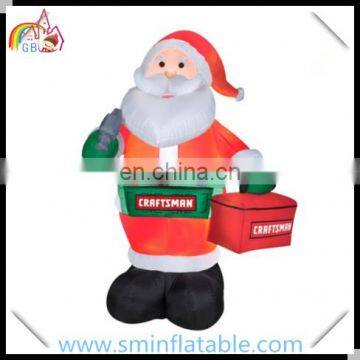 Christmas inflatable santa claus, christmas decoration led inflatable santa claus ,xmas santa yard outdoor decoration