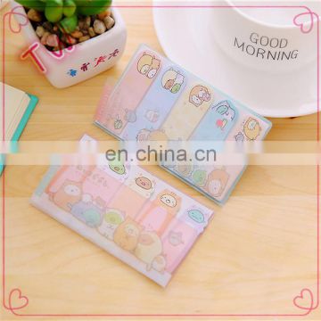 Promotion gift item kids stationery set cheap wholesale OEM custom die cut colorful paper leaf shaped sticky notes free samples