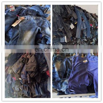 used clothing from korea and japan used clothes for sale men/ladies fashion jean pant rugged jeans of used clothes