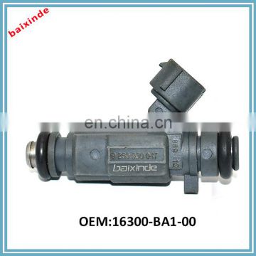 Auto spare parts car fuel injector nozzle OEM 16300-BA1-00 16300BA100 china wholesale