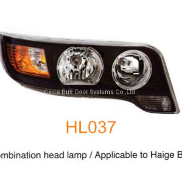 Golden Dragon Higer King Long B91 bus head lamp,bus front light(HL037)