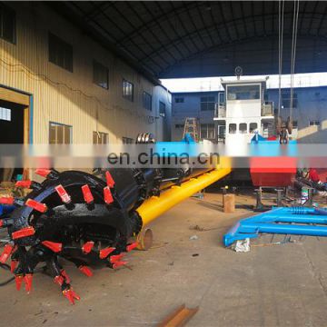 12 inch China coastal dredging equipment cutter suction dredger sand drague.