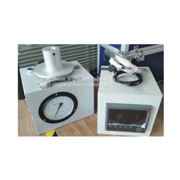 Pressure balance and digital paperless pressure chart recorder