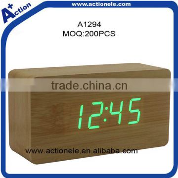 Wooden Digital Alarm Clock for Sale