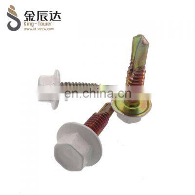 Custom colored anodized red aluminum decorative screws