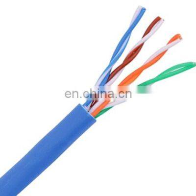 High quality 4pairs 24awg cat5e utp network cable 305m box for indoor