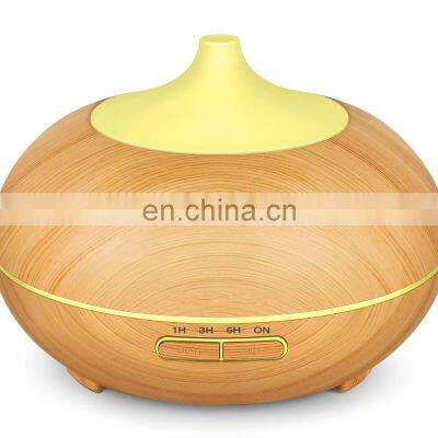 Electric Aromatherapy Purifier Essential Oil Wood Aromatic Air Humidifier Aroma Diffuser 300ml