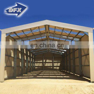 China made industrial shed designs light frame steel structure prefabricated temporary shed