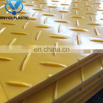 HDPE crane mat ground plastic protection mat ground cover for construction hdpe swamp mats