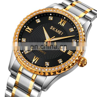Top selling luxury men calendar wristwatch Skmei 1837 good quality waterproof stainless steel quartz watch