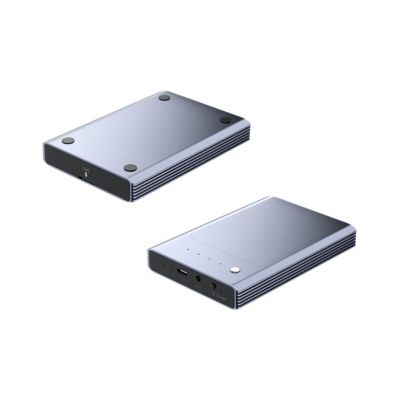 Offline Cloning Portable Dual Slot Dual Protocol M.2 SSD Enclosure