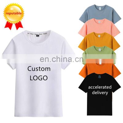 Men women unisex 100% polyester t shirt custom t shirt printing blank t-shirt custom printing logo sublimation blanks tshirts